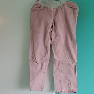 Maternity croped denim